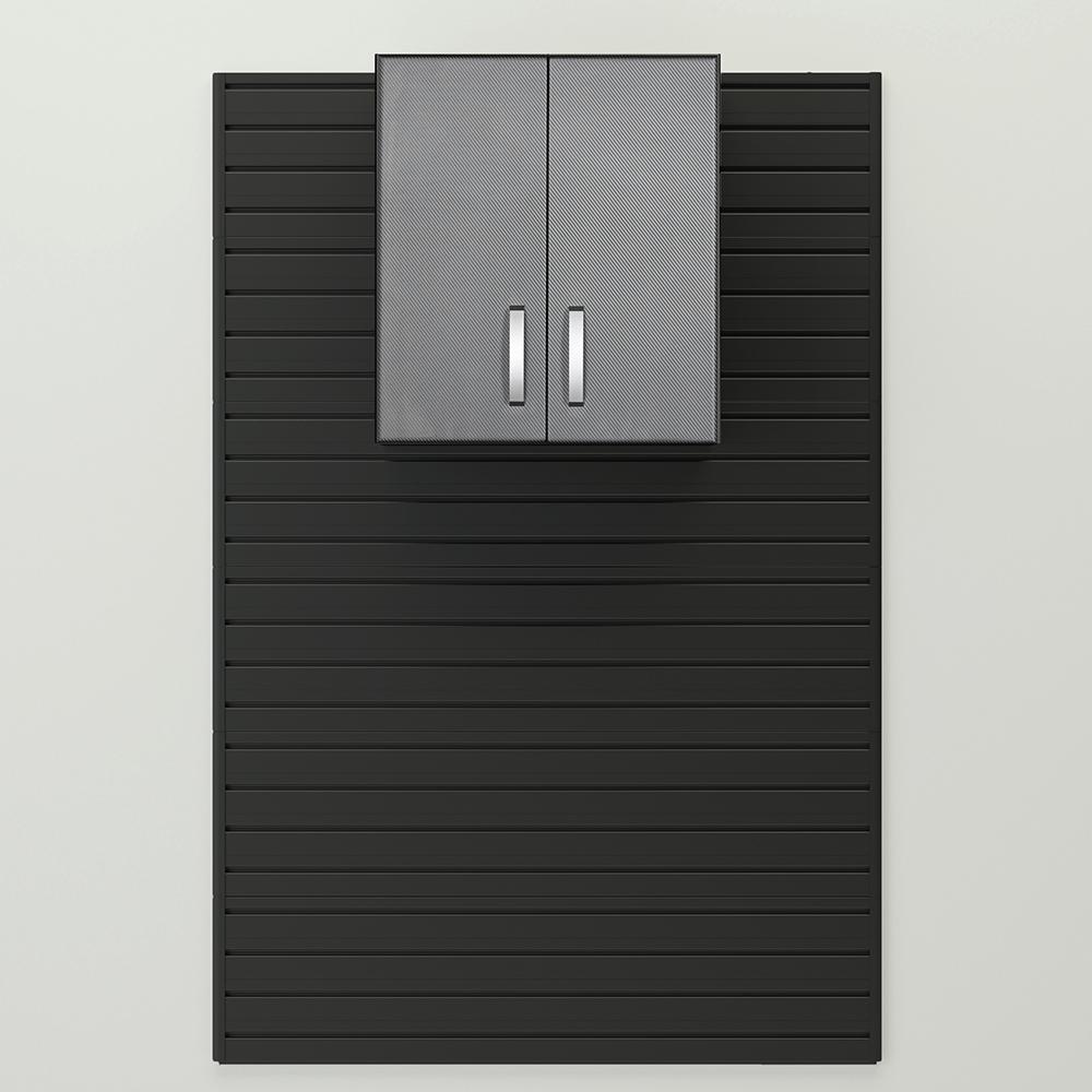 Flow Wall Top Storage Cabinet - Graphite Carbon Cabinet