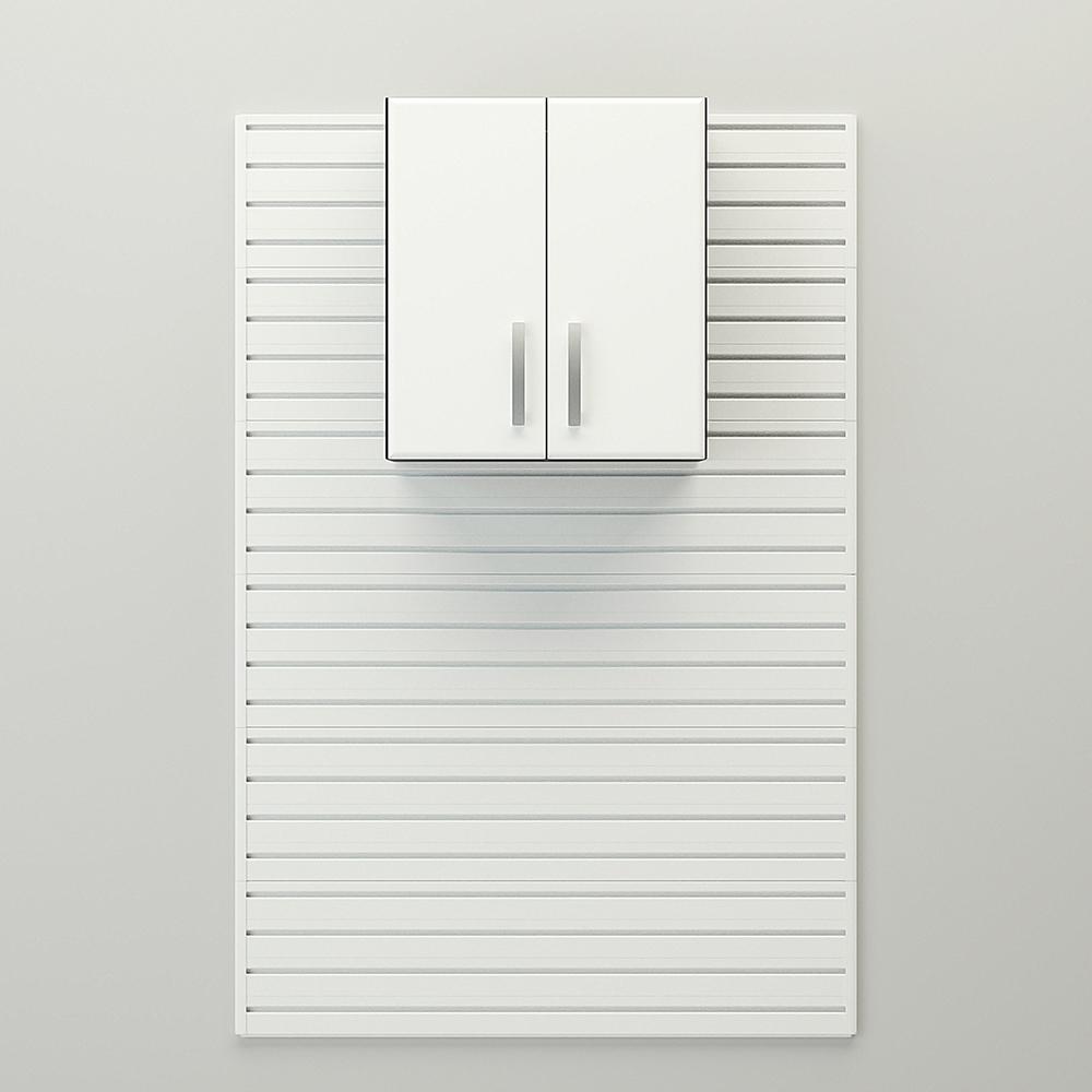 Flow Wall Top Storage Cabinet - White Cabinet