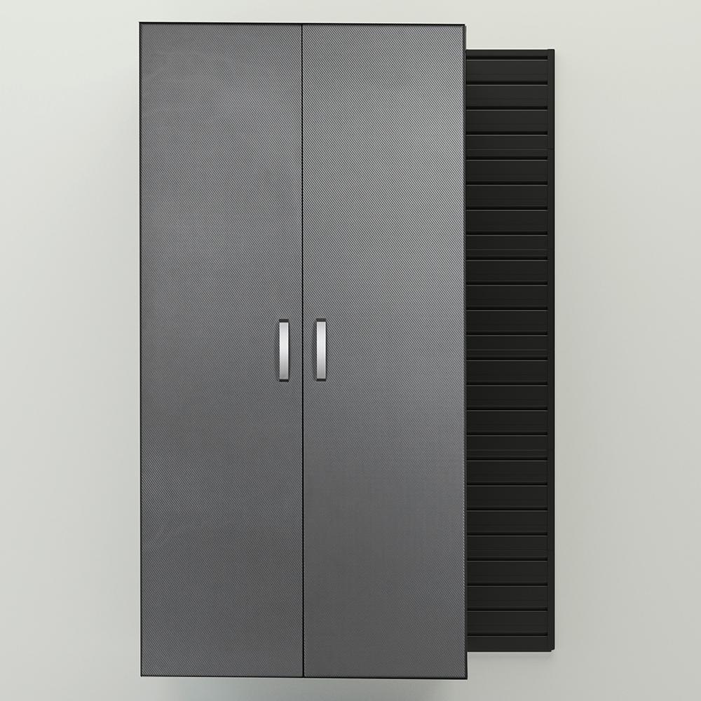 Flow Wall Jumbo Storage Cabinet - Graphite Carbon Cabinet